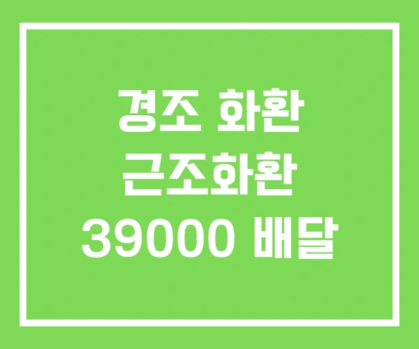 경조 화환 근조화환 39000 배달