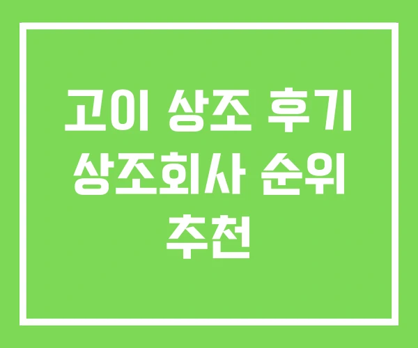 고이 상조 후기 상조회사 순위 추천 고이 상조 후기 상조회사 순위 추천