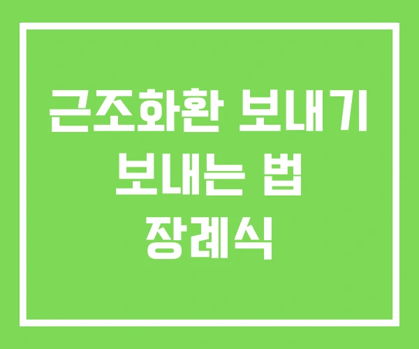 근조화환 보내기 보내는 법 장례식 근조화환 보내기 보내는 법 장례식