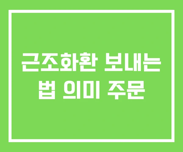 근조화환 보내는 법 의미 주문