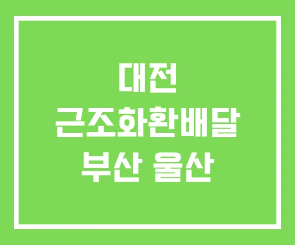 대전 근조화환배달 부산 울산