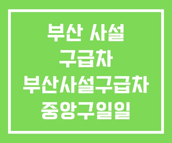 부산 사설 구급차 부산사설구급차 중앙구일일 부산 사설 구급차 부산사설구급차 중앙구일일