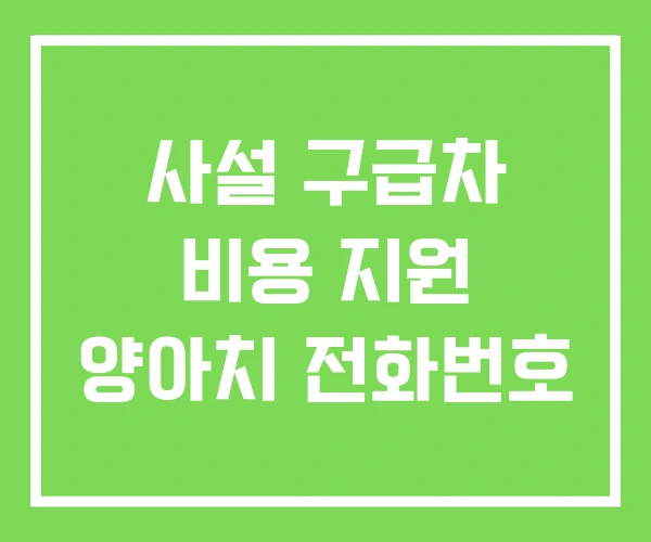 사설 구급차 비용 지원 양아치 전화번호 사설 구급차 비용 지원 양아치 전화번호