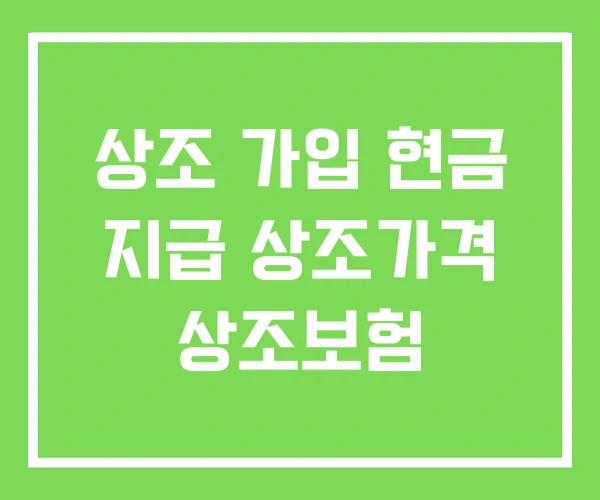 상조 가입 현금 지급 상조가격 상조보험 상조 가입 현금 지급 상조가격 상조보험