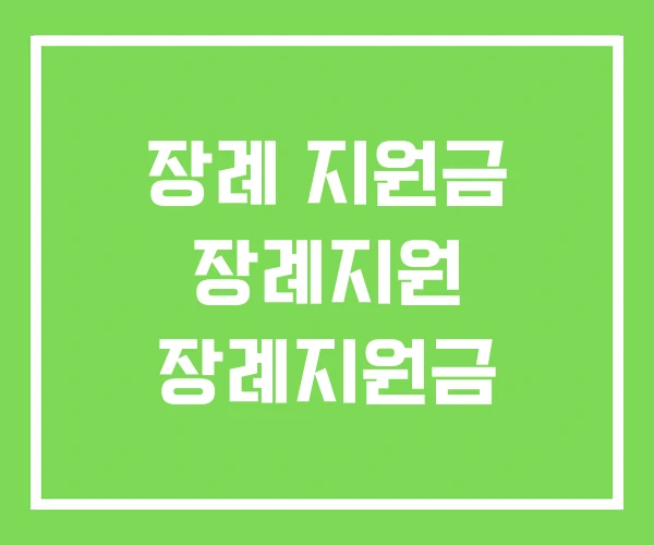 장례 지원금 장례지원 장례지원금 장례 지원금 장례지원 장례지원금