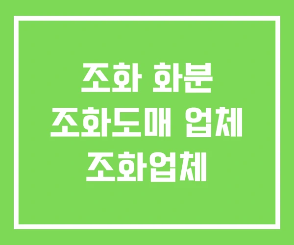조화 화분 조화도매 업체 조화업체 조화 화분 조화도매 업체 조화업체