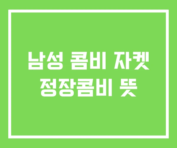 남성 콤비 자켓 정장콤비 뜻 남성 콤비 자켓 정장콤비 뜻