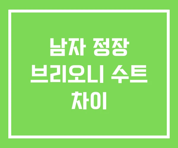 남자 정장 브리오니 수트 차이 남자 정장 브리오니 수트 차이