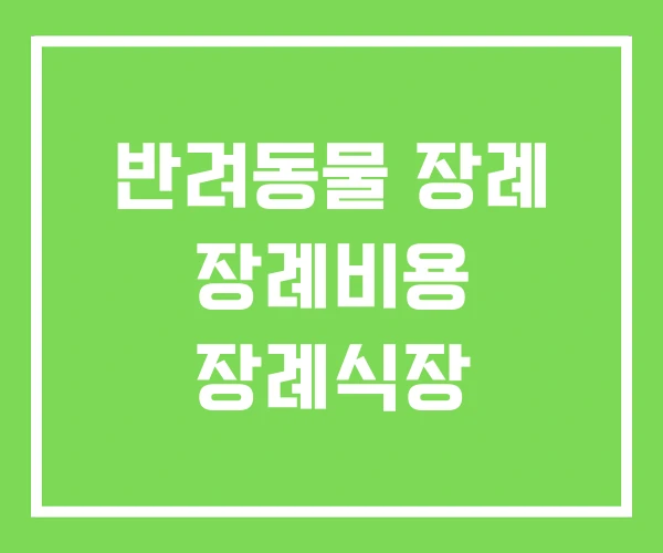 반려동물 장례 장례비용 장례식장 반려동물 장례 장례비용 장례식장