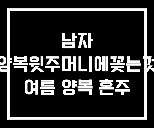 남자 양복윗주머니에꽂는것 여름 양복 혼주 남자 양복윗주머니에꽂는것 여름 양복 혼주